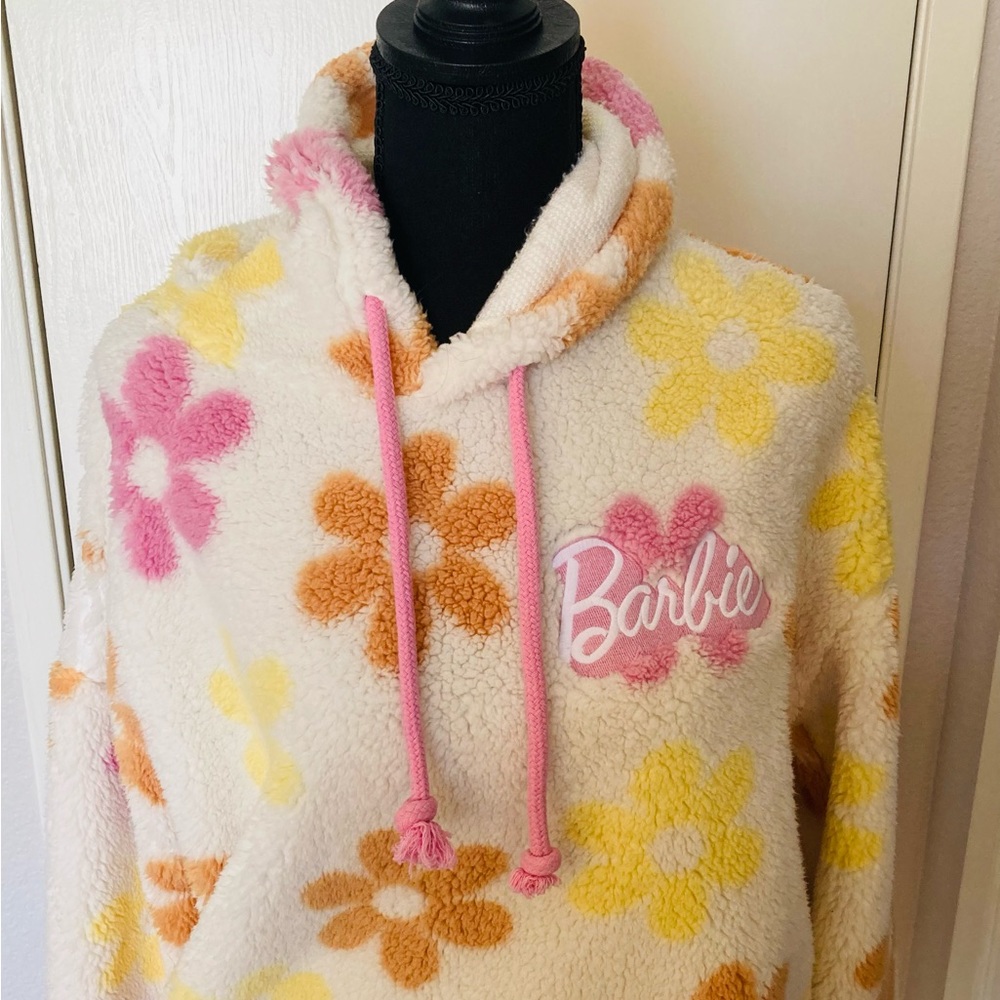 Barbie Floral Fleece Sweatshirt